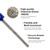 SHDIATOOL Mortar Raking Bit 5/16" x 4" Diamond Tuck Point Tool, 2PCS