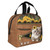 Quelindra Cat Insulated Lunch Bag For Women, Cats Lunch Box, Cute Cartoon Cat Pattern Lunch Box Flowers Insulated Lunch Bag For, Office, Picnic, Gift