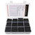 400PCS Heat Shrink Tubing Kit - 3:1 Ratio Adhesive Lined, Marine Grade Shrink Wrap Industrial Heat-Shrink Tubing Premium Large Electrical Waterproof Heat Shrink Tape-Black