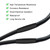400PCS Heat Shrink Tubing Kit - 3:1 Ratio Adhesive Lined, Marine Grade Shrink Wrap Industrial Heat-Shrink Tubing Premium Large Electrical Waterproof Heat Shrink Tape-Black