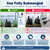 660 GPH Submersible Water Pump, Quiet Aquarium Pumps with 9.19ft High Lift