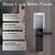 YJNBEST Weatherproof Flip-Cover for Smart Door Locks & Keypads - Universal Rain Shield for Access Control Keypads, Door Phones, and Intercom Systems(Y140 - Flip lid)