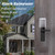 YJNBEST Weatherproof Flip-Cover for Smart Door Locks & Keypads - Universal Rain Shield for Access Control Keypads, Door Phones, and Intercom Systems(Y140 - Flip lid)