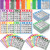 Eersida 3200 Pack Bingo Cards Bulk 8 Vibrant Colors Bingo Game Cards 4x4 Inch Disposable Paper Game Sheets for Gatherings Community Events Family Nights
