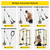 LAT Pulldown Pulley System for Home Gym Cable Machine Pulley Attachment Set Power Cage Weight Lifting Workout Kit