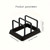 3-in-1 Kitchen Organizer Rack:Space-Saving Drying Storage Tray for Pots,Pans,Lids & Cutting Boards- Durable Countertop Organizer