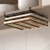 Kitchen Hanging Organizer Rack with Hooks Under Cupboard Multipurpose Wall-mounted Kitchen Organizers Storage Rack