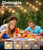 Tenmiro 200FT Outdoor String Lights, Ultra Long LED Patio Lights with Shatterproof High Brightness S11 Edison Bulbs, Outside Hanging Light Waterproof for Backyard Deck Porch Party Decor 2700K