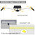 Solar Sign Light, Wireless Billboard Light, 12000mAh Battery IP65 Waterproof, 420Pcs Ultra-Bright White LED Beads Signboard Lights for Real Estate Sign Posts Business Shop Address