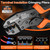 Preciva Crimping Tool for Insulated Terminals Wire Connectors, AWG20-10 Ratchet Crimper with 425 Pcs Insulated Terminals Connectors