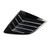 Naisec for Honda CRV 2023 2024 2025 2026 Accessories Exterior Sticker Rear Window Louvers Sporty Air Vent Window Glass Blinds Cover Trim 2 Pieces (Glossy Black)