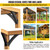 Aecxm 4"×4" 45°Angle Support Brackets Heavy Duty for gazebos, Decks, porches, Log Cabins and Other Wood Frame Degree Angle Pergola 4''x4'' 2-Bracket