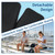 YOUFI Seat Cushion Foldable Airplane Cushion 2-in-1 Detachable 18x15