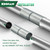 KINNAN 1-5/8" Top Rail Sleeves for Chain Link Fence, Galvanized Steel Top Rail Connector for 1-5/8" OD Pipe/Rail, 6 PCS