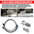 AWL Brothers LS Gen 3 Knock Sensor Relocation Brackets Kit with 36" Extension Harness, Fit for GM LS1 LM7 LR4 LQ4 LS6 L59 LQ9 LM4 L33, Aluminum Bracket Upgrade for 1997–2007 Gen III LS Engines