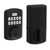 Kwikset Powerbolt 250 10-Button Keypad Matte Black Transitional Electronic Deadbolt Door Lock, Featuring Convenient Keyless Entry, Customizable User Codes and Auto-Locking