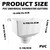 YOLUFER Drainage Connector Rainwater Drainage Gutter Downspout for Outdoor Rainwater Discharge, White