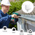 YOLUFER Drainage Connector Rainwater Drainage Gutter Downspout for Outdoor Rainwater Discharge, White