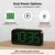 Acedeck Battery Operated Alarm Clock for Bedroom Travel with Large Numbers