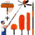 Buyplus 30FT Reach Dusting Kit, Long Duster with 5-24FT Extension Pole for High Ceilings, Cobweb Duster, Microfiber Duster, Window Squeegee, Extendable Duster Cleaning Kit