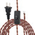 RTNLIT 6Ft Lamp Cord with ON/Off Switch, Twisted Cloth Covered