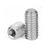 Junter 30pcs M8-1.0 x 8mm Fine Thread Flat Point Grub Socket Set Screws