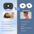 Swaycy Ear Piercing Hole Pillow for CNH Side Sleepers & Pressure Sores