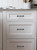 CABDM 10 Pack Rustic Black Hammered Cabinet Pulls - Vintage Kitchen Cabinet Hardware, 5 Inch (128mm) Hole Center