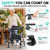 PLANET WALK Foldable Rollator Walker for Seniors with Soft Seat, 350 lbs