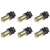 Makergroup S8 3156 Wedge Base LED Light Bulb 12V Low Voltage 3Watt Warm White 2700K-3000K for Outdoor Landscape Lighting Pathlights 6-Pack