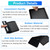 for Hyundai Tucson 2025 2026 Accessories Door Slot Mats Cup Holder Insert Coaster Center Console Liner Glove Box Cover for Hyundai Tucson Limited/Hybrid Interior Trim Non-Slip Pad 15PCS Set, Black