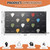 Fiwochic 32 Slots Guitar Pick Wall Mount Display Case, Acrylic