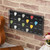 Fiwochic 32 Slots Guitar Pick Wall Mount Display Case, Acrylic