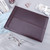 Antner 7 Ring Business Checkbook Binder for Business Checks, 600 Checks Capacity, PU Leather Check Book Binder Cover with Zipper Pouch, Executive Organizer Portfolio Holder for 9" x 13" Sheets, Coffee