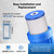 PUREPLUS 5 Micron 10"x4.5" Whole House Sediment & Carbon Water Filter,2PACK