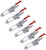 SKYCK 6-Pack 2000lbs Capacity Heavy Duty Toggle Clamp,Adjustable U Bolt Self-Lock Latch for Tire Carrier,Toggle Latch Lock for Sliding Door,40431 Pull Cam Jigs for Barn Door Jamb,Tool Box,Smoker Clamp