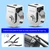 2-Pack 3" Stainless Steel U Groove Pulley Wheel, Heavy Duty Caster Wheel Track Sliding Gate Roller, 1880lbs Load Bearing for Swing Sliding Gate