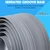 20Ft Universal Garage Door Bottom Threshold Seal Strip with 20oz Glue Gel, Weatherproof Rubber DIY Weather Stripping Replacement - Grey