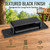 Treehouse Floating Bracket for 1.25" TAB and Lag Bolt, Stainless Steel Tree House Support Bracket, Black Powder-Coated Beam Hardware for Outdoor Platform