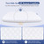 Thin Flat Pillow for Sleeping – 1.75" Ultra Slim Cooling Memory Foam Pillow for Stomach & Back Sleepers, Low Profile Neck Alignment Design with Soft Washable Cover,Supportive & Comfortable,16x24 Inch