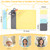 8 PCS Baby Bath Towels Set for Newborn Infants (Chick, Duck, Dog, Koala)