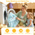 8 PCS Baby Bath Towels Set for Newborn Infants (Chick, Duck, Dog, Koala)