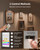 EZVALO Picture Lights for Wall, 2000mAh Rechargeable Battery Magnetic Poster Lights with 3 Color Temps & 12 RGB, Remote Dimmable Timer Painting Light, Wall Decor Light for Art Display, Frame (3 Pack)