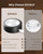 EZVALO Picture Lights for Wall, 2000mAh Rechargeable Battery Magnetic Poster Lights with 3 Color Temps & 12 RGB, Remote Dimmable Timer Painting Light, Wall Decor Light for Art Display, Frame (3 Pack)