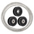 587973001 587969201 Idler Pulleys and 580364609 Aramid Belt Kit Compatible with Husqvarna/Craftsman/Poulan Pro/Jonsered/Murray/Snapper 22" Walk Behind Lawn Mowers
