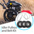 587973001 587969201 Idler Pulleys and 580364609 Aramid Belt Kit Compatible with Husqvarna/Craftsman/Poulan Pro/Jonsered/Murray/Snapper 22" Walk Behind Lawn Mowers