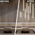 Gaahing 8pcs Recessed Linear Lighting Fixtures 200"/5.08M, 3000K Warm White LED Strip Light Kit with Touch Control & Self-Adhesive – Easy Installation for Slat Wall Panels, Under Cabinet