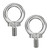 Elesunory 20 Pack Eye Bolts with Nuts, M6 Lifting Shoulder Eye Bolt, Stainless Steel Eye Bolts, Male Screw Threaded Eyebolt with Washer