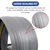 ToLanbbt 20Ft/6M Universal Garage Threshold Seal Strip with 300ml Black Adhesives, Garage Door Bottom Weatherproof Strip Rubber DIY Weather Stripping Replacement (Grey+Yellow)