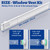 Wintcomfort Window Vent Kit with Louvered Vent Cover Fit for 3" and 4" Vent Hose, Adjustable Window Seal Panels for 3"/4" Exhaust Ventilation Duct of Laser Engraver/3D Printer Enclosure, Dryer